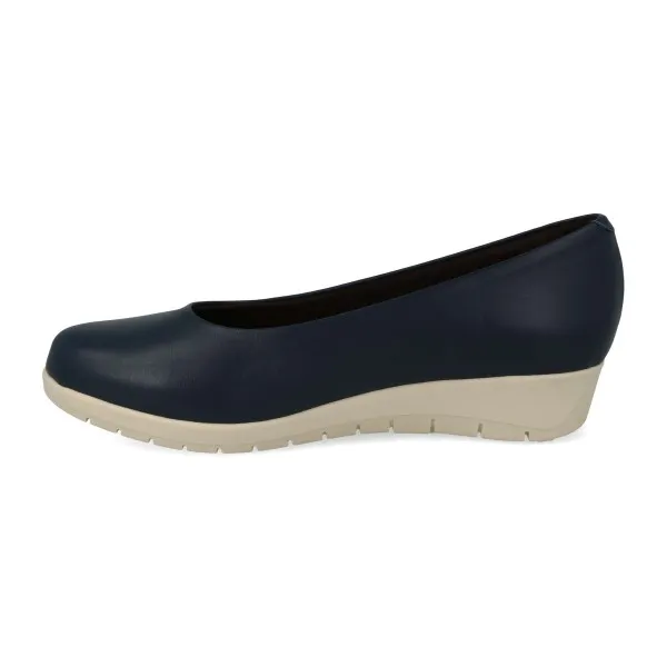 ZAPATOS COMODOS MUJER PIEL MOD. PEPITA MARINO