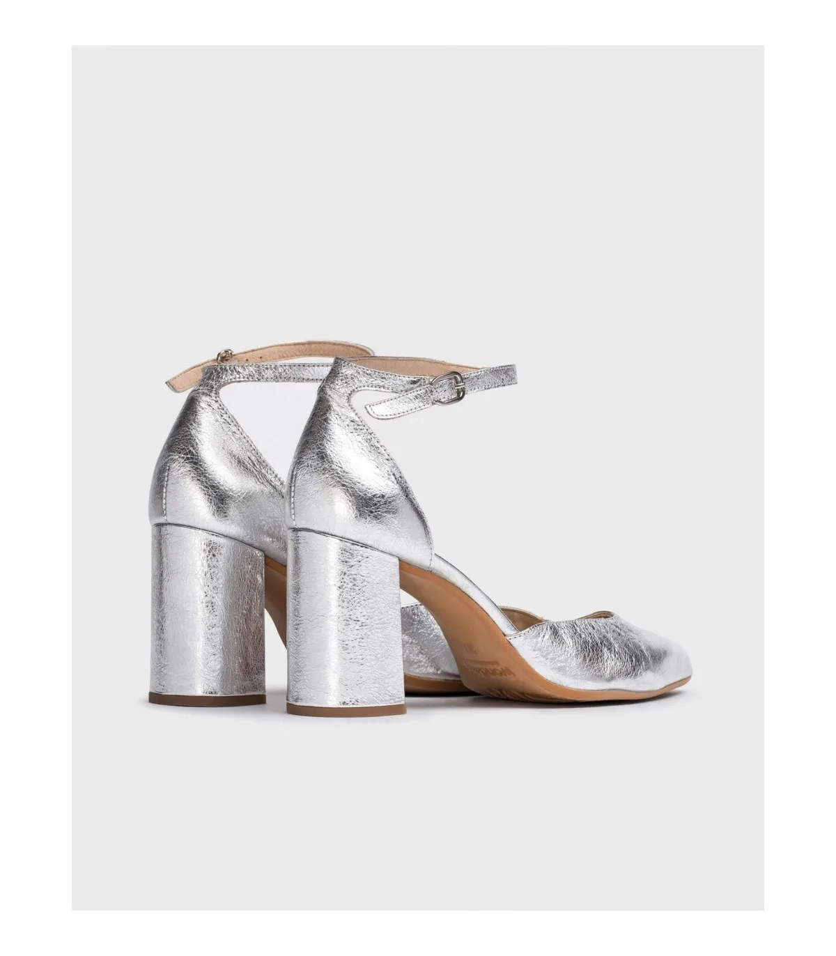 Zapatos de tacón Fátima plata Metalizados