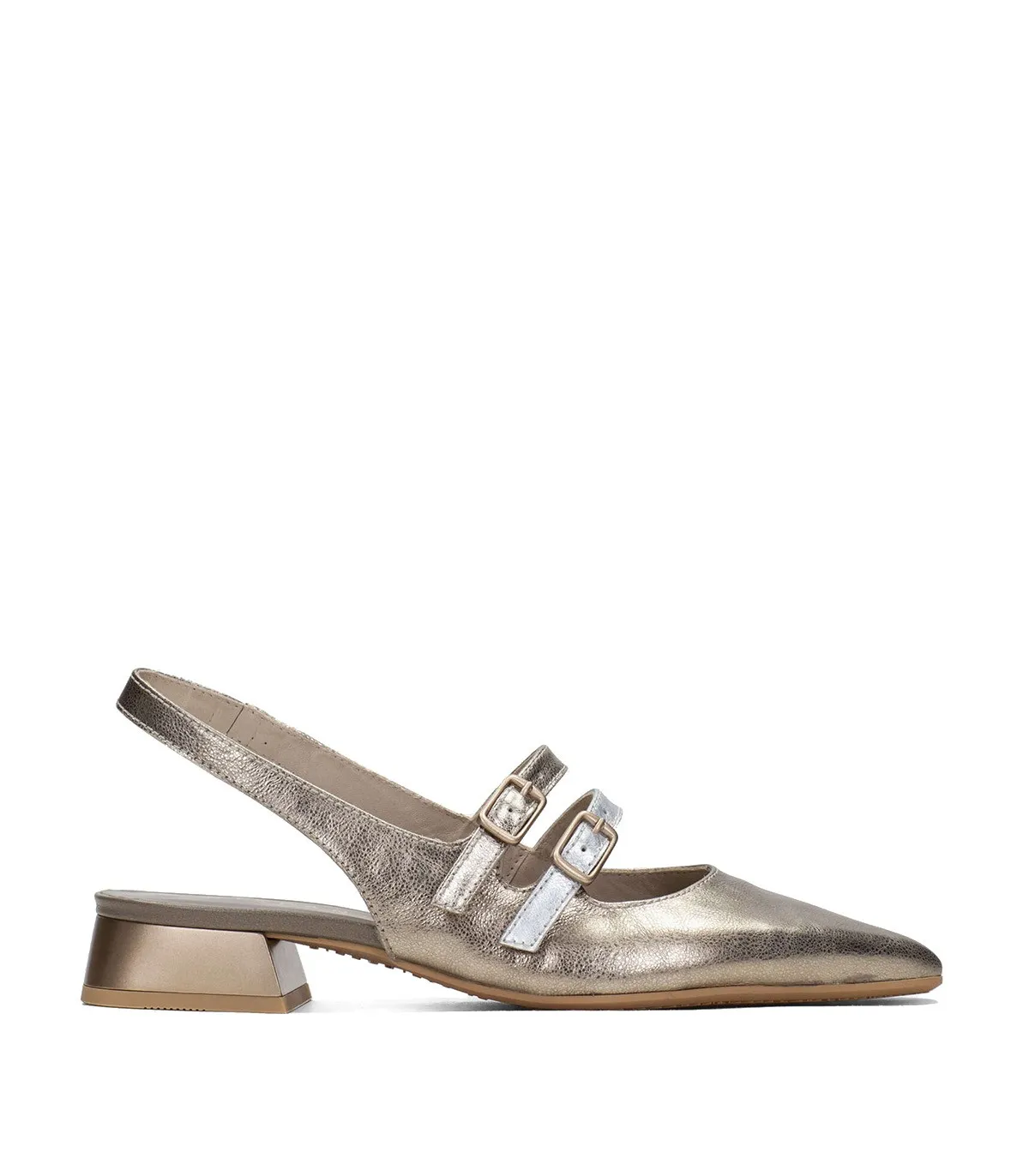 ZAPATOS DE VESTIR DESTALONADOS HISPANITAS DALI CHV243462 ORO