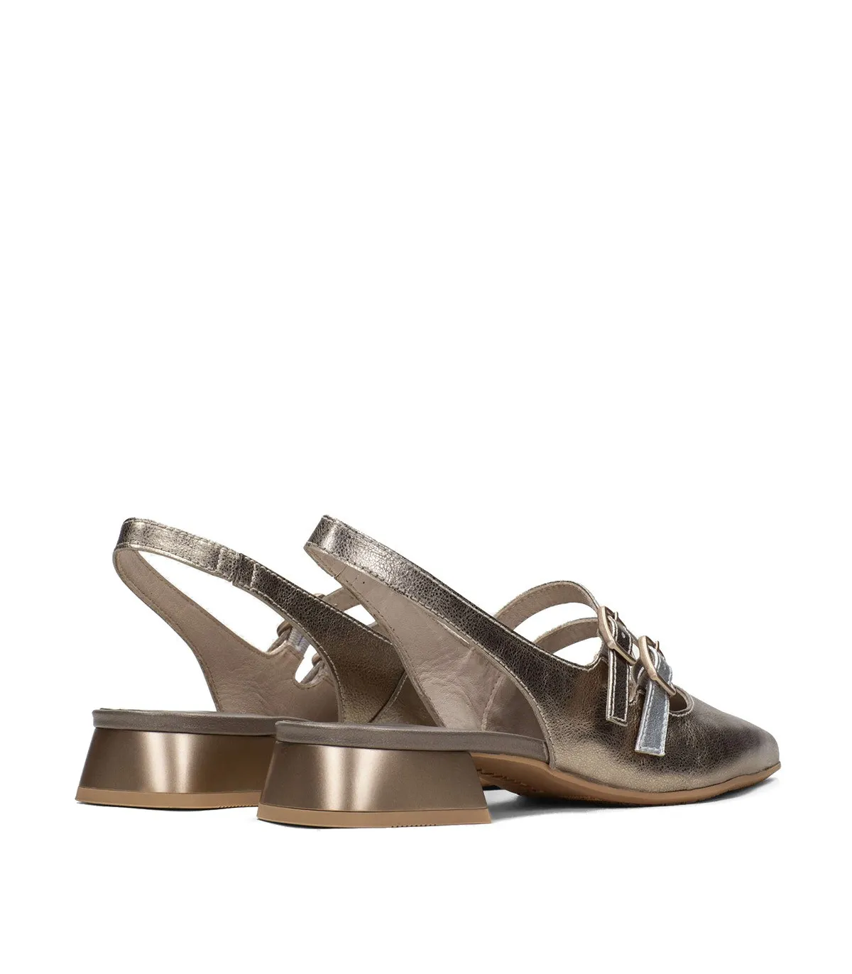 ZAPATOS DE VESTIR DESTALONADOS HISPANITAS DALI CHV243462 ORO