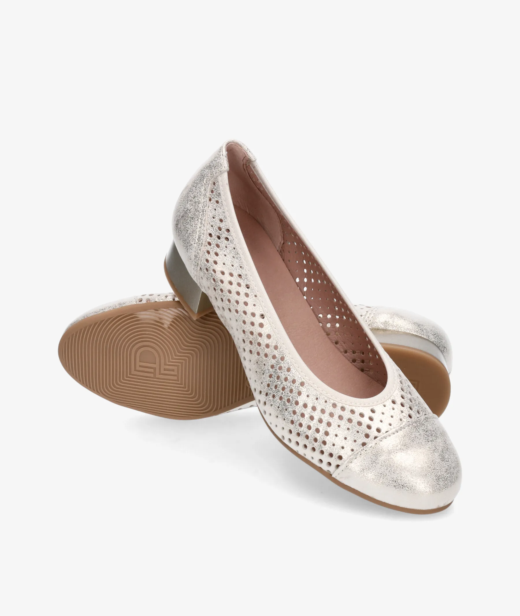Zapatos de vestir Pitillos 5713 en platino