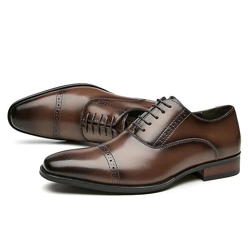 Zapatos formales de tres trajes conjuntos para hombres