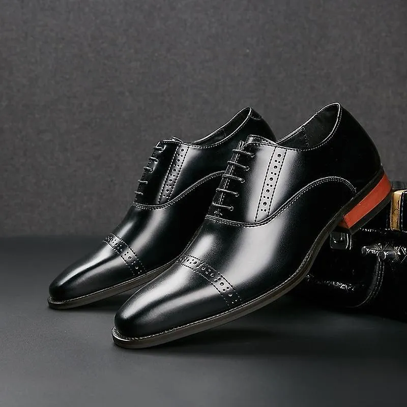 Zapatos formales de tres trajes conjuntos para hombres