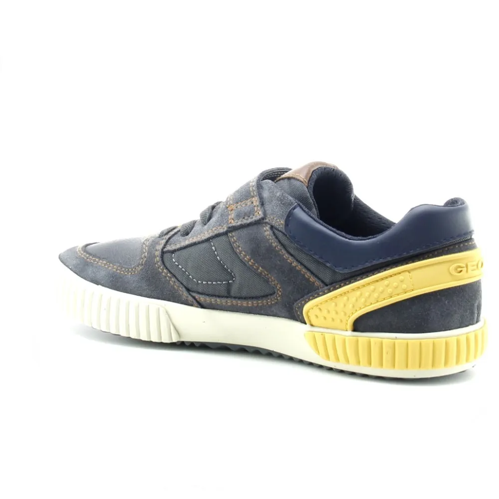 ZAPATOS GEOX ALONISSO BAJA GRISAMARILLO