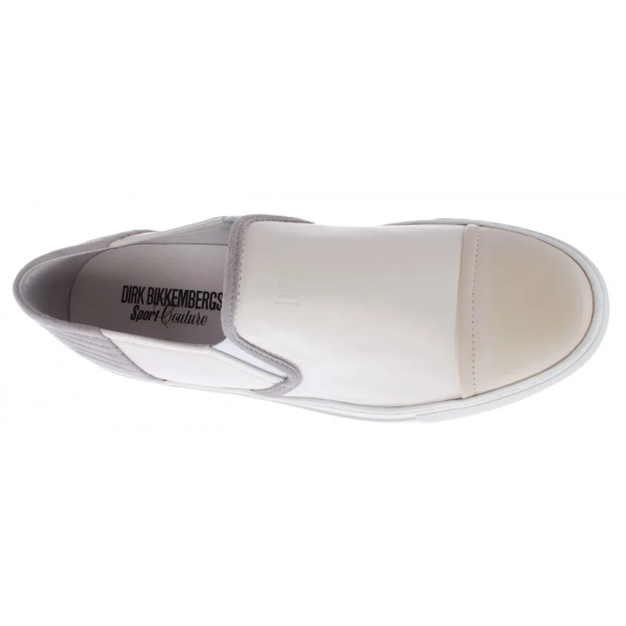 Zapatos Hombres Sneaker Slip On DIRK BIKKEMBERGS Sport Couture Box 196 Cuero New