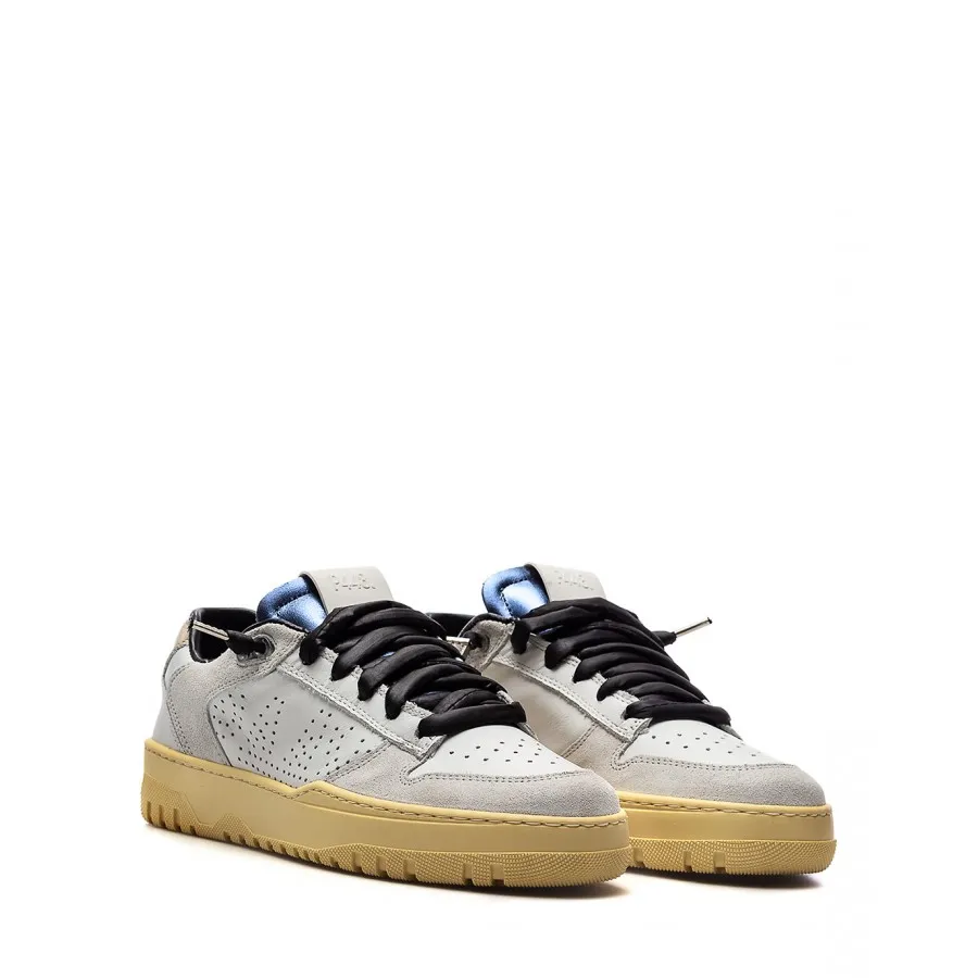 Zapatos Mujeres Sneakers P448 Mason W Whi Lami Blancos