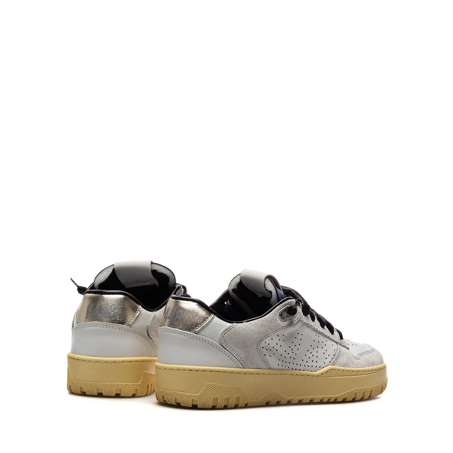 Zapatos Mujeres Sneakers P448 Mason W Whi Lami Blancos