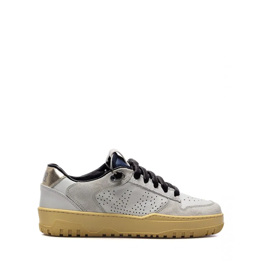 Zapatos Mujeres Sneakers P448 Mason W Whi Lami Blancos