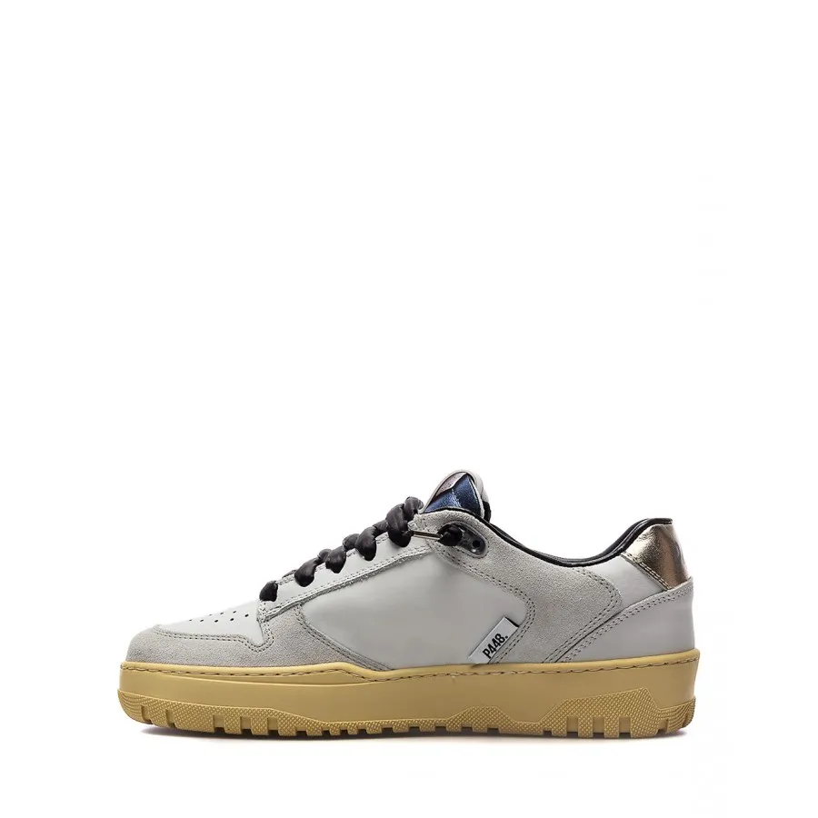 Zapatos Mujeres Sneakers P448 Mason W Whi Lami Blancos