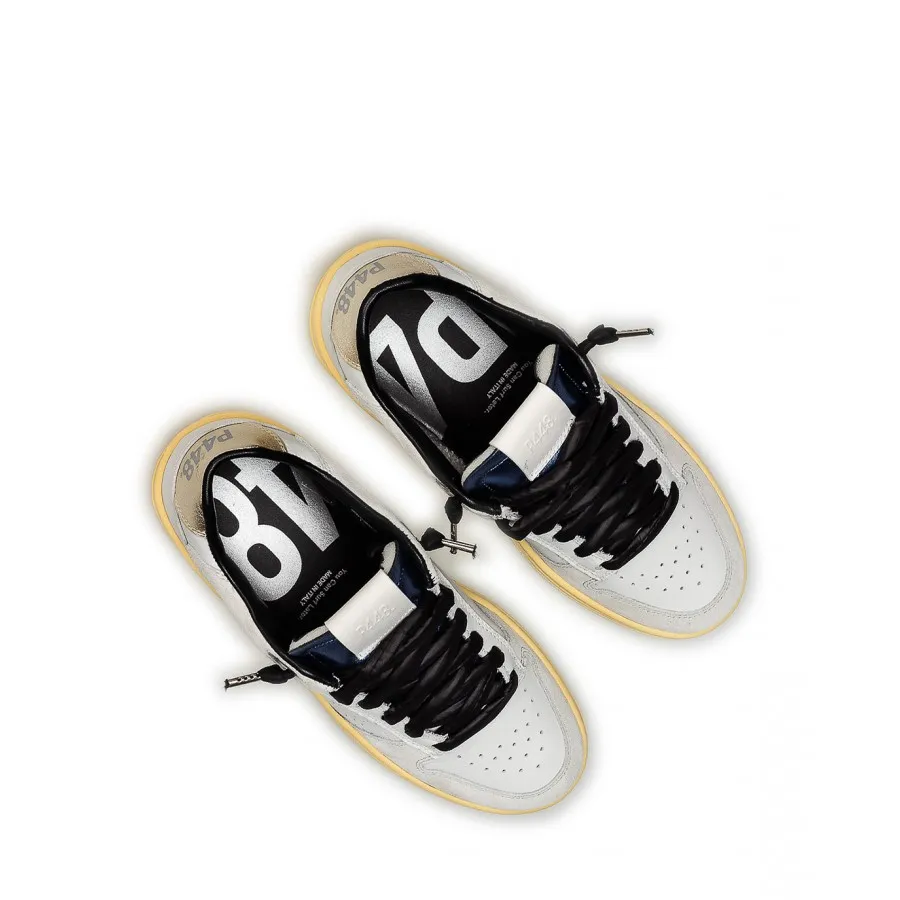 Zapatos Mujeres Sneakers P448 Mason W Whi Lami Blancos