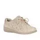 Zapatos planos You Too beige perforado