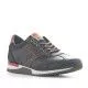 Zapatos sport Lobo everest azules de piel con detalles en marrón y rojo