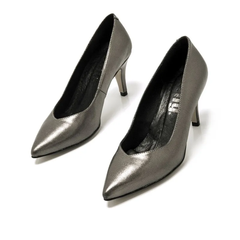 Zapatos Vestir de Mujer MTNG CHANTAL Gris 57570