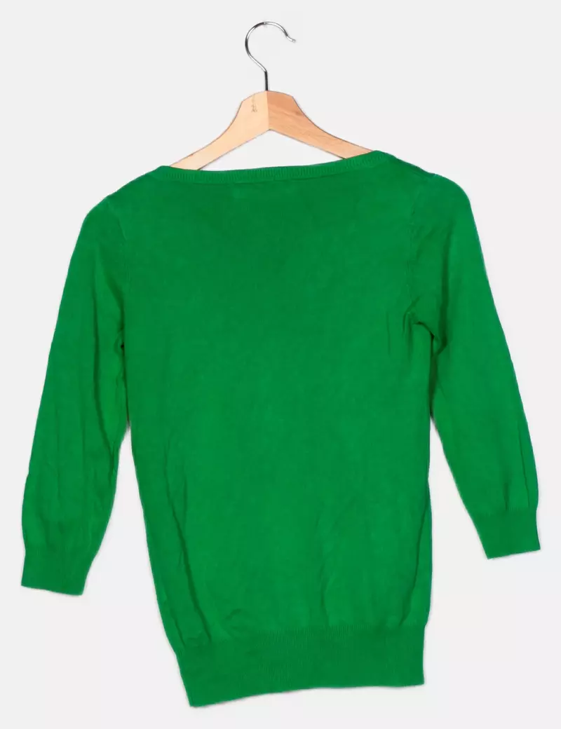 Zara Chaqueta de punto de punto