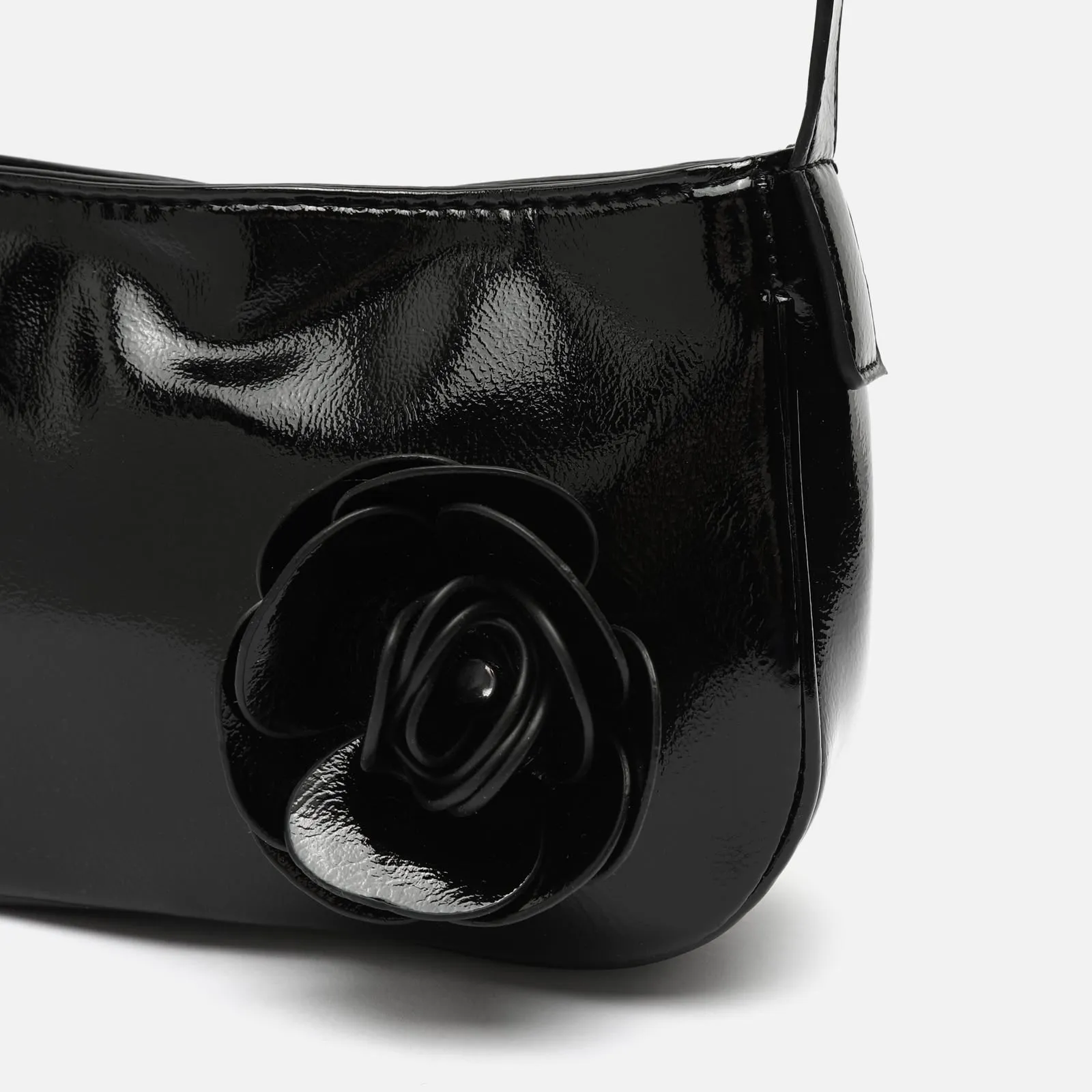 Zolu bolso de hombro de fiesta pequeo con detalle flor