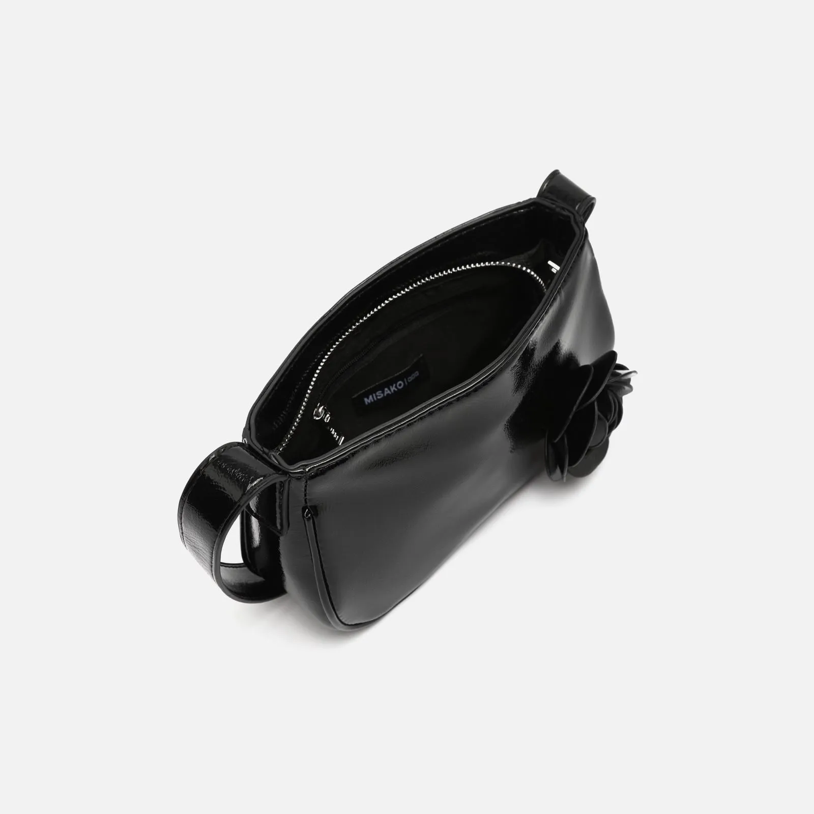 Zolu bolso de hombro de fiesta pequeo con detalle flor