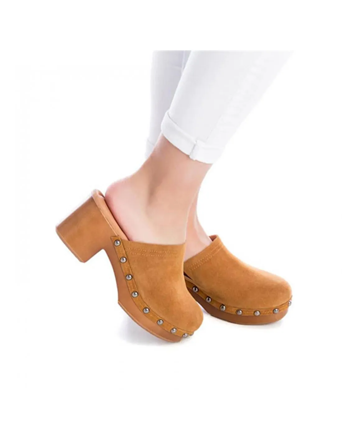 ZUECO DE MUJER CARMELA 160461 CUERO